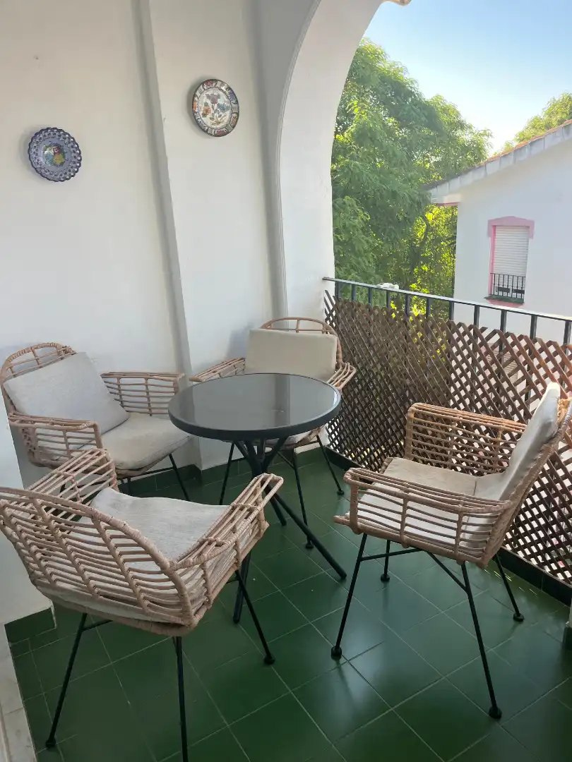 Terrasse von Wohnung zur Miete in Málaga mit Möbliert, Ofen und Waschmaschine