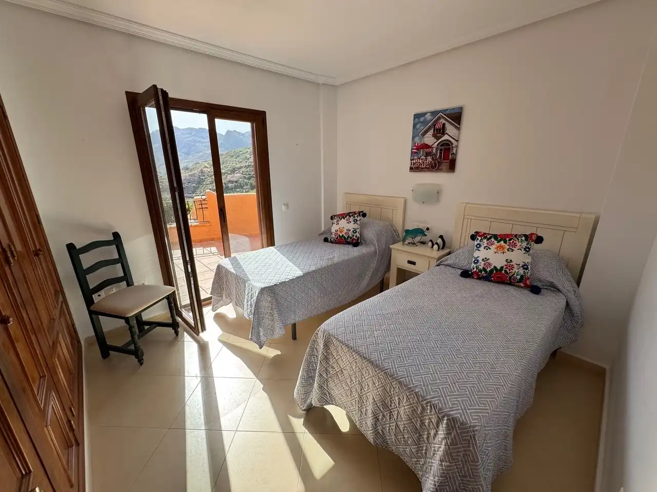 Dormitori de Casa o xalet en venda en Turre amb Aire condicionat, Terrassa i Piscina