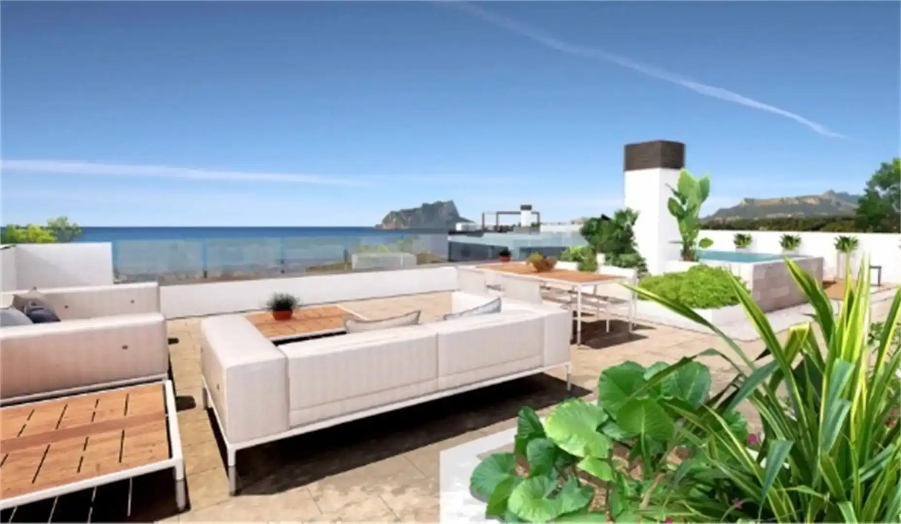 Terraza de Terreno en venta en Benissa