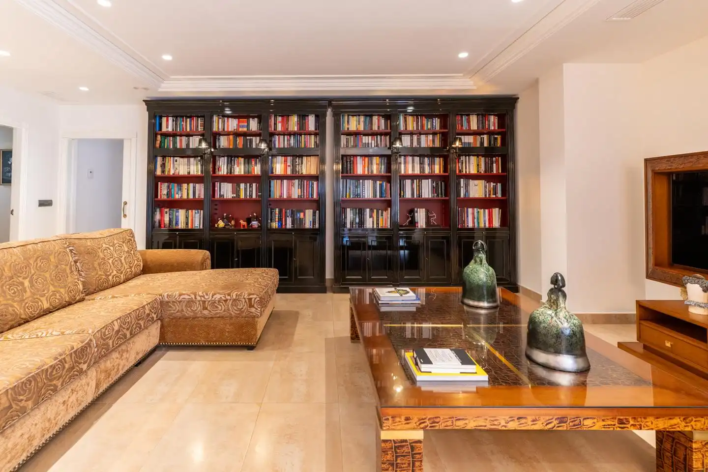 Sala de estar de Casa o chalet en venta en Elche / Elx con Aire acondicionado, Jardín privado y Parquet