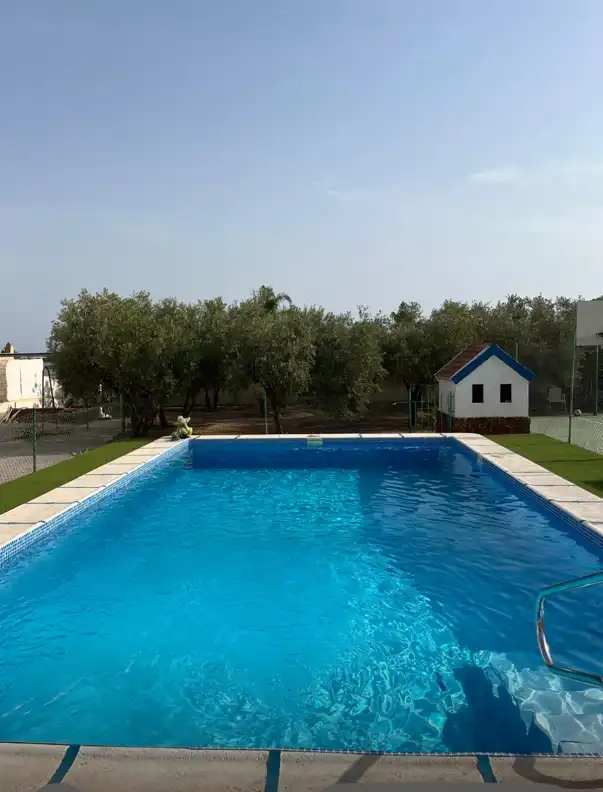 Piscina de Casa o chalet en venta en Almería con Aire acondicionado, Jardín privado y Terraza