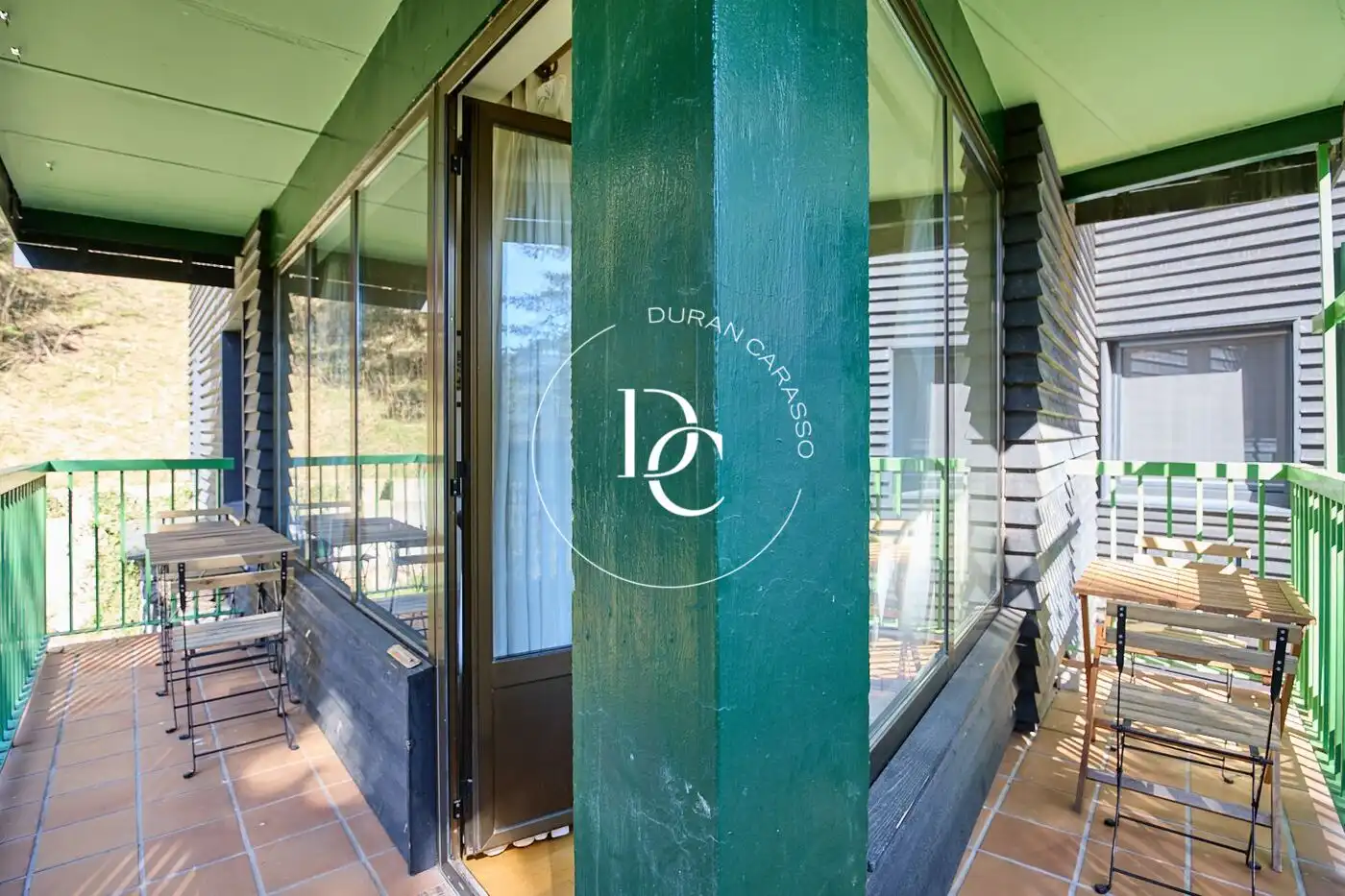Terraza de Piso en venta en Alp con Calefacción, Terraza y Amueblado