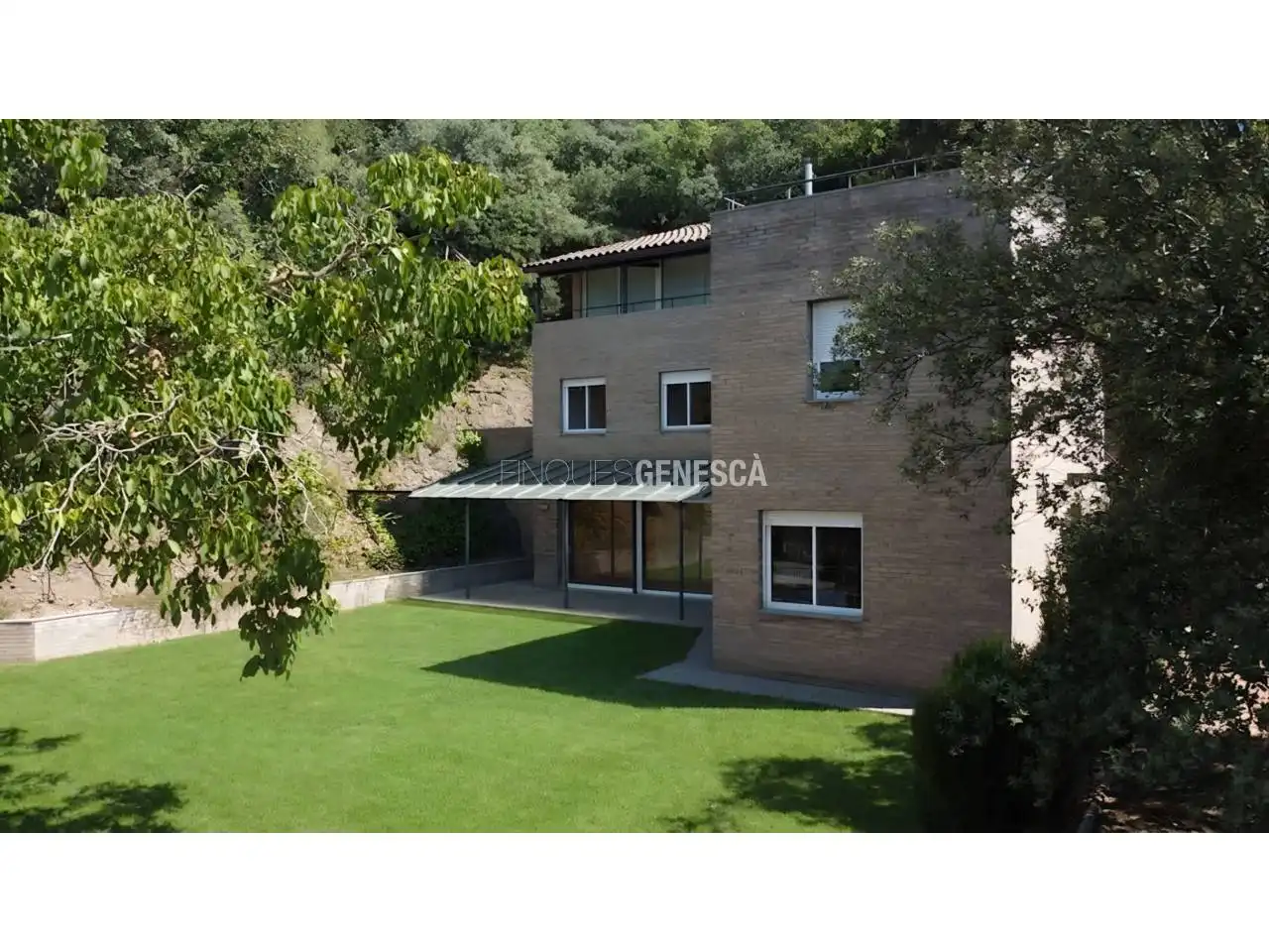 Jardín de Casa o chalet en venta en Matadepera con Aire acondicionado, Calefacción y Jardín privado