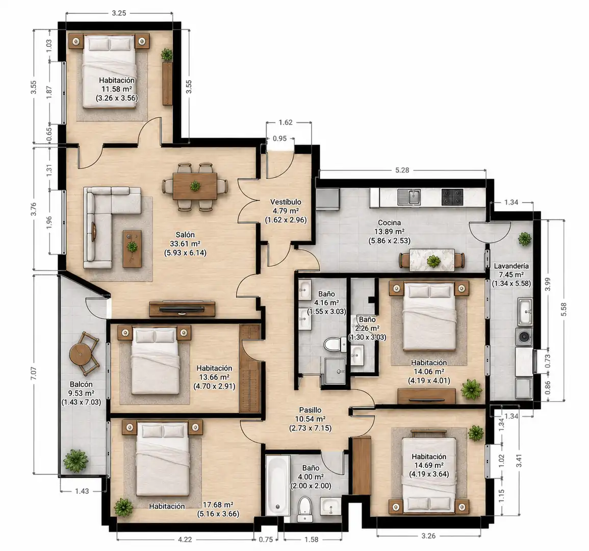 Piso en venta en  Palma de Mallorca con Aire acondicionado y Balcón