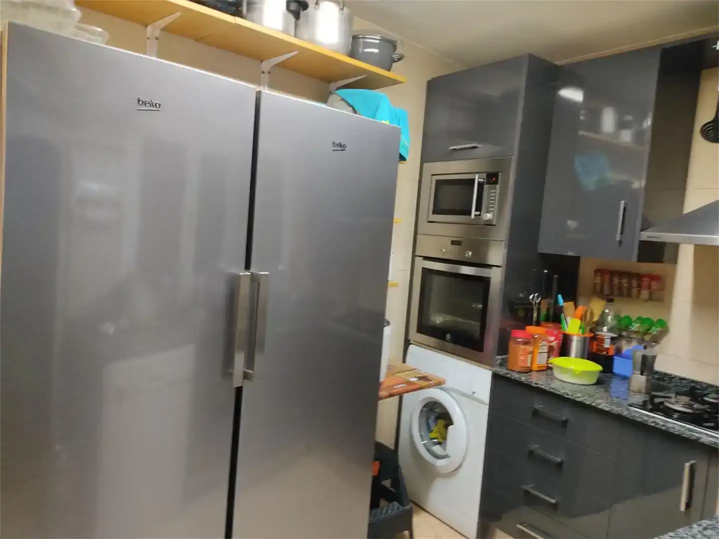 Cocina de Casa adosada en venta en Baza con Aire acondicionado y Balcón