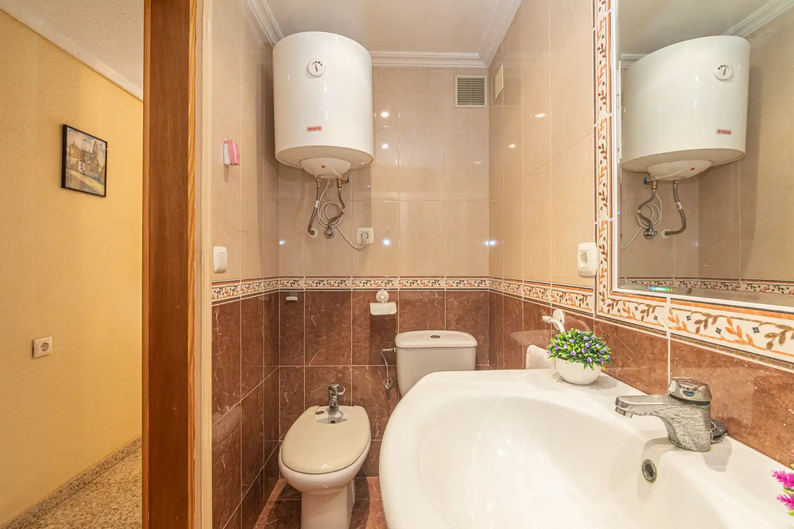 Bathroom of Flat for sale in Santa Pola  with Air Conditioner, Terrace and Furnished