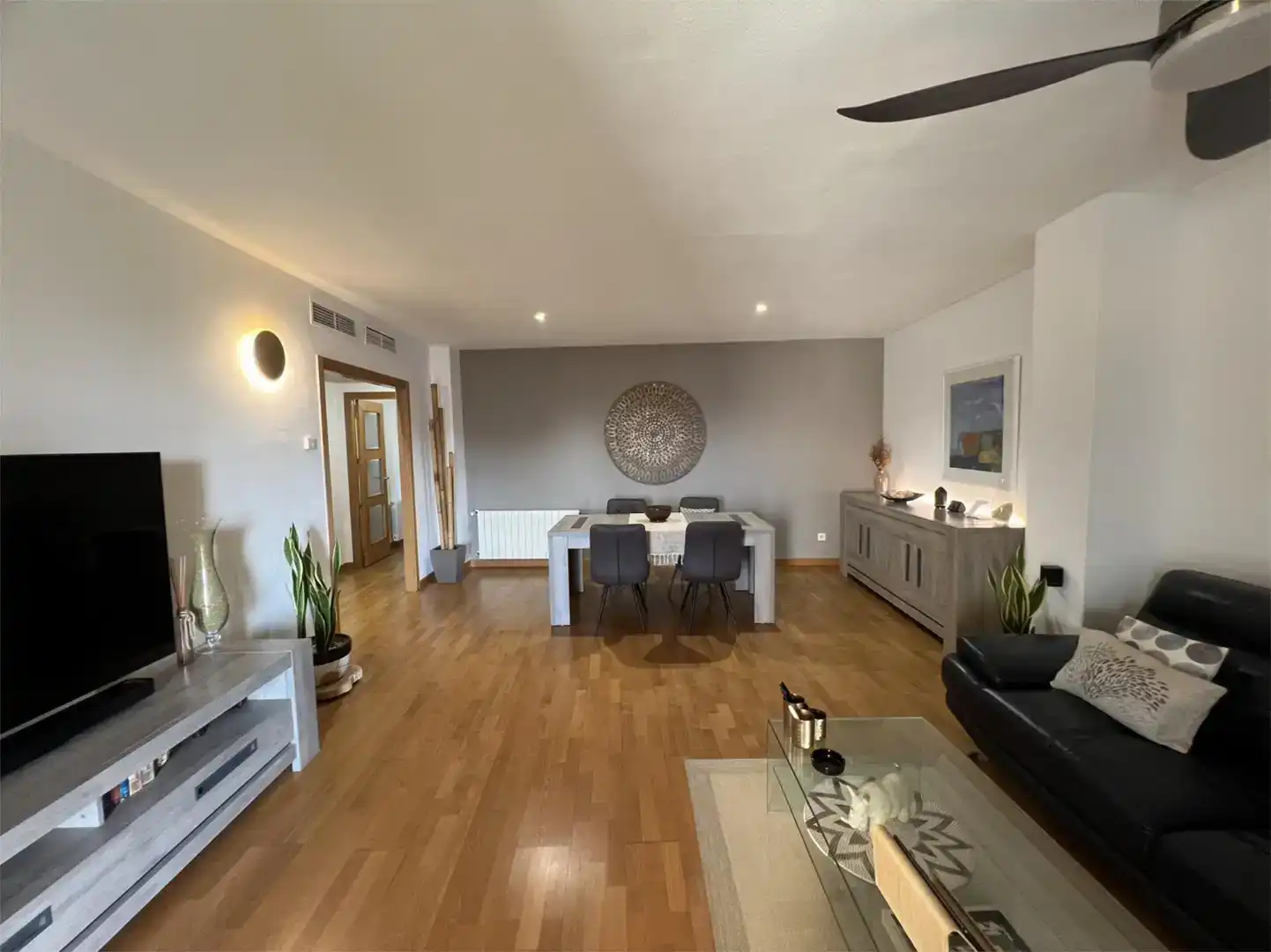 Wohnzimmer von Dachboden zum Verkauf in Murcia mit Klimaanlage, Parkett und Abstellraum
