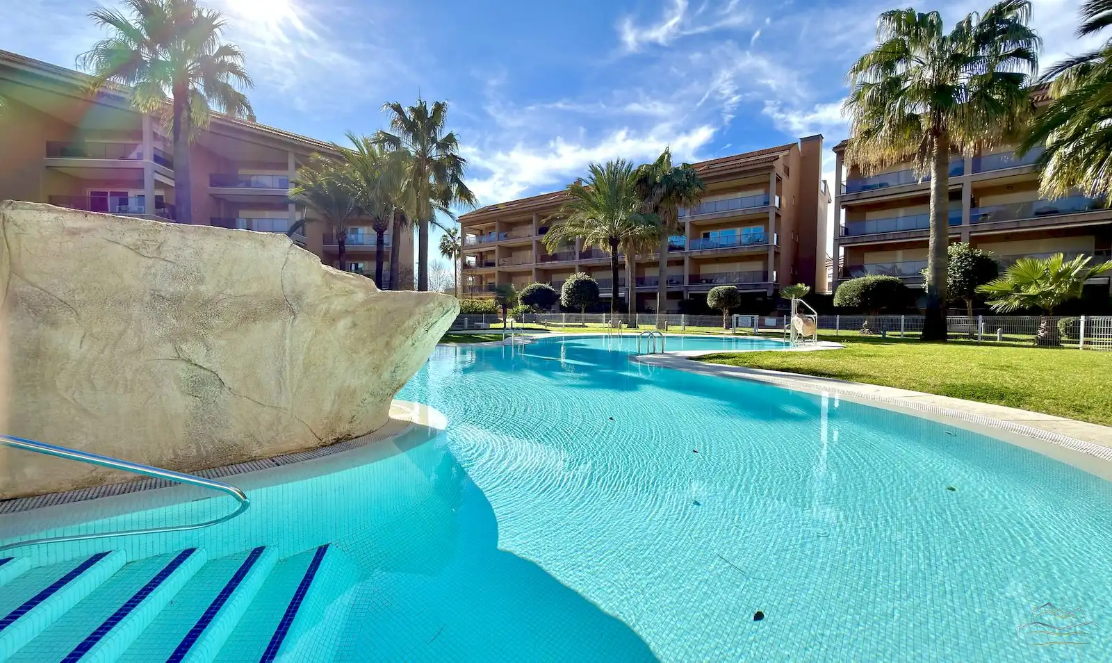 Swimming pool of Apartments for sale in Jávea / Xàbia  with Air Conditioner, Heating and Private garden
