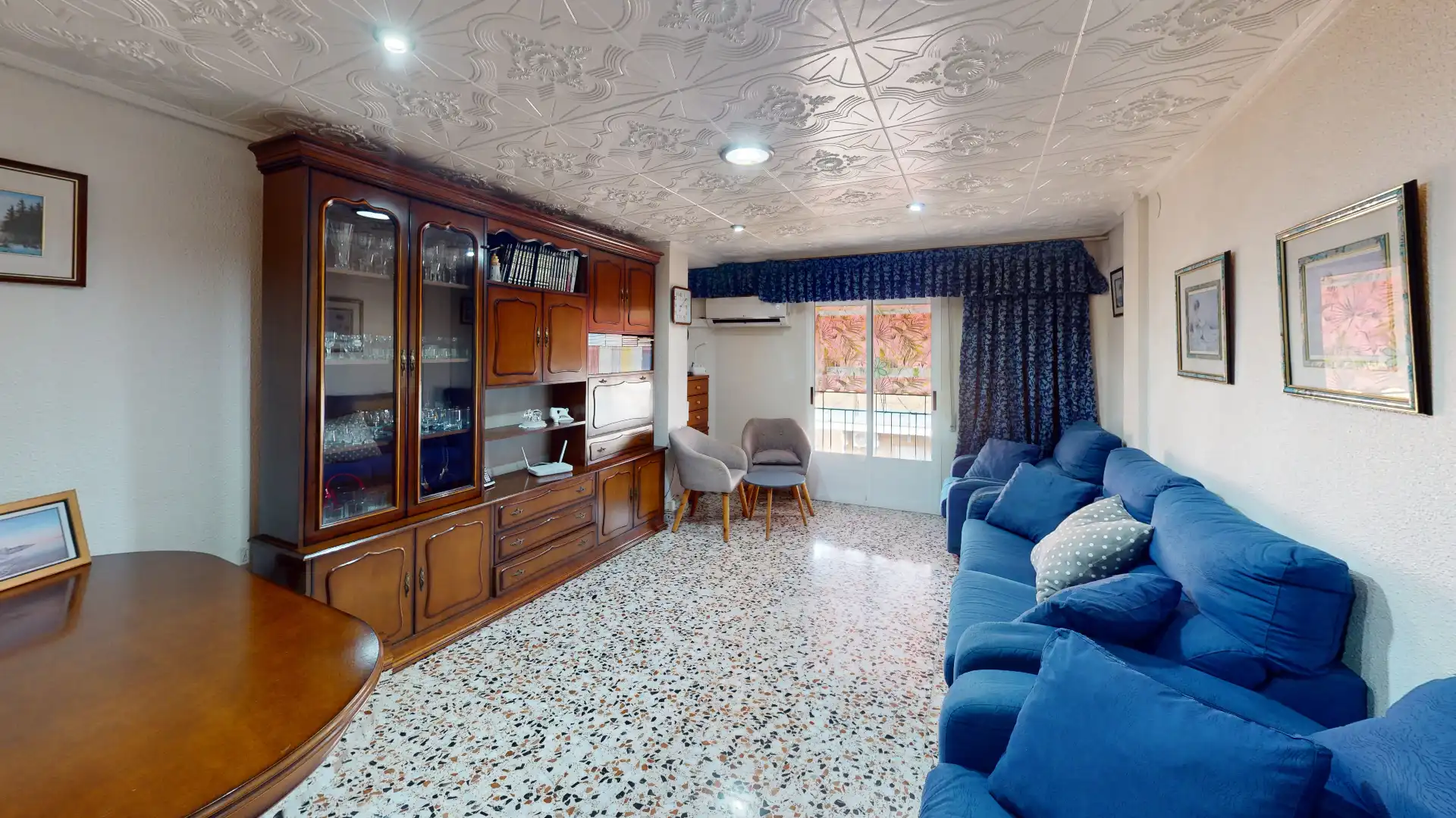 Sala de estar de Piso en venta en Elche / Elx con Aire acondicionado, Amueblado y Horno