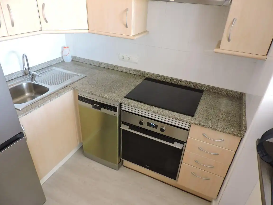 Cocina de Ático de alquiler en  Palma de Mallorca con Aire acondicionado, Calefacción y Parquet
