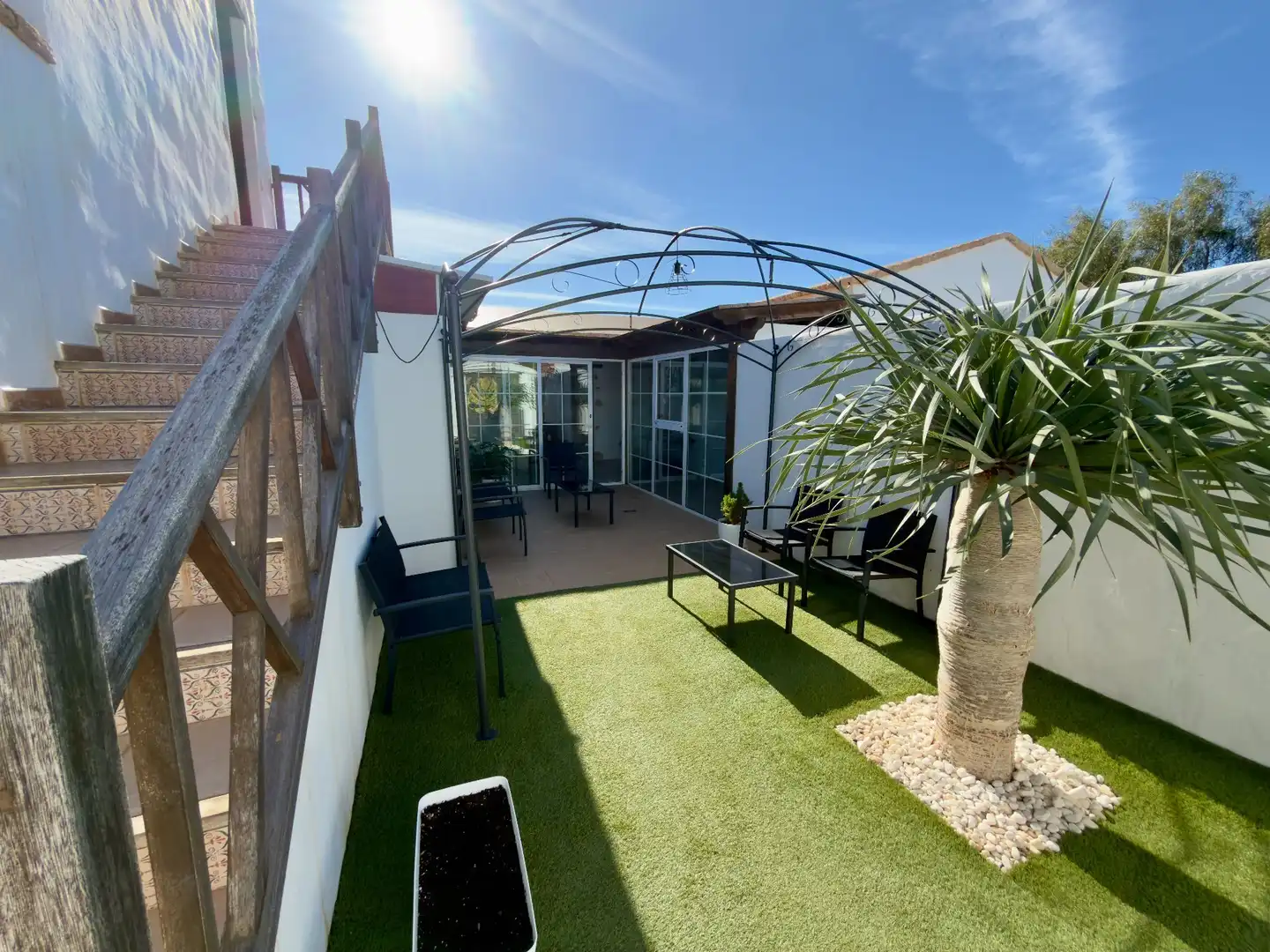 Terraza de Finca rústica en venta en Tuineje con Piscina