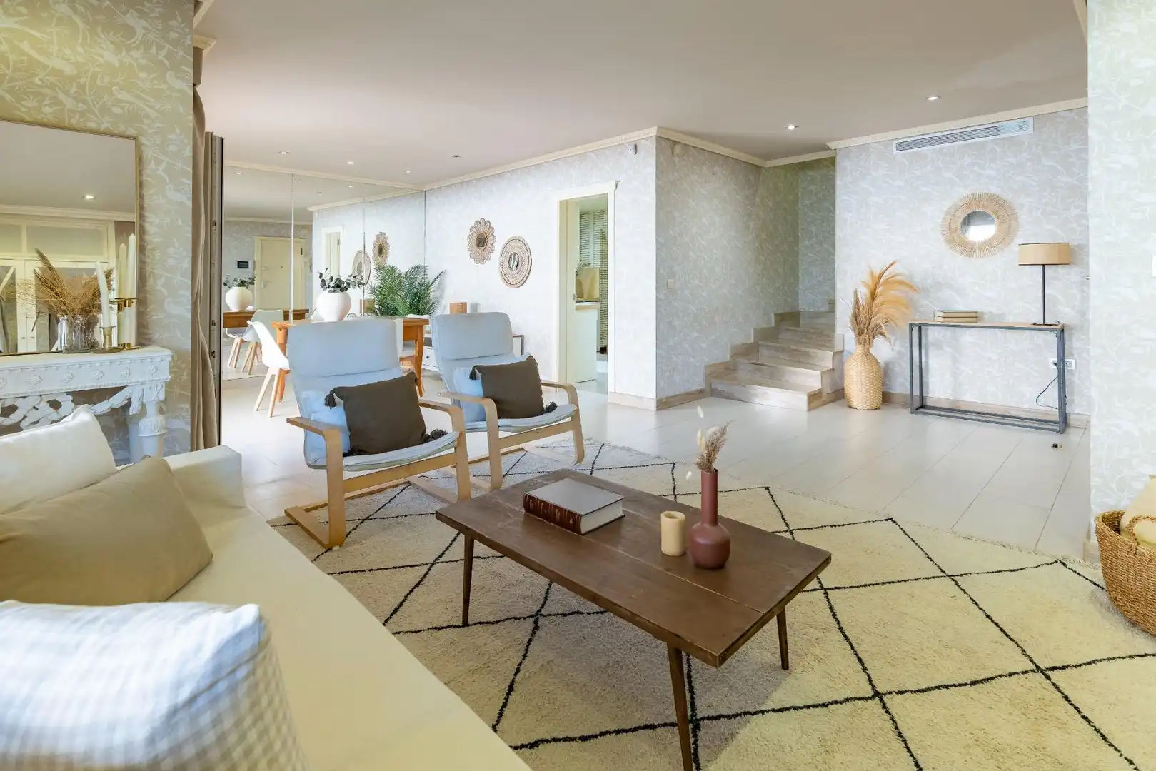 Sala de estar de Casa o chalet en venta en Chilches / Xilxes con Aire acondicionado, Jardín privado y Terraza