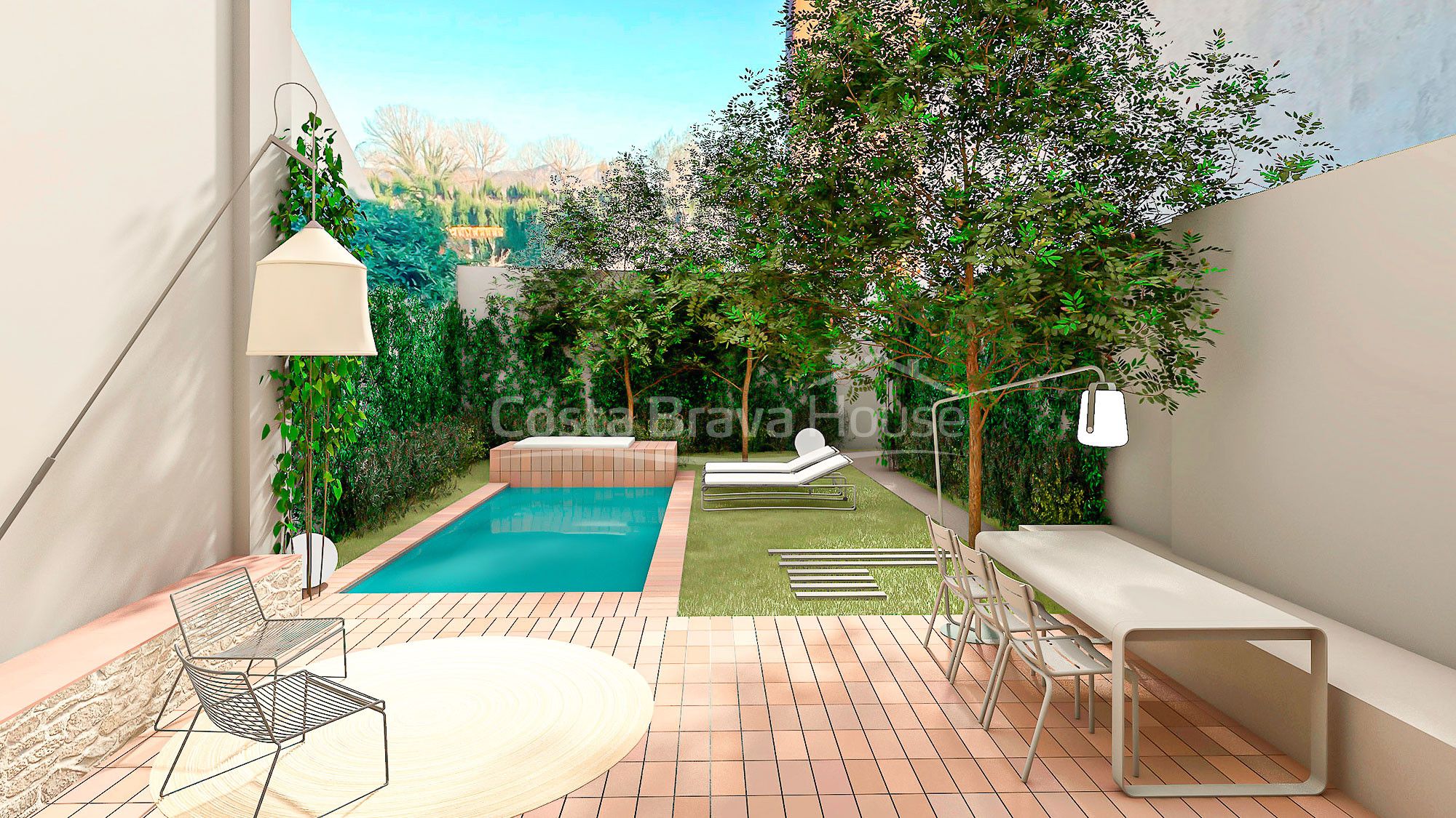 Garden of Country house for sale in Gualta  with Private garden, Terrace and Swimming Pool