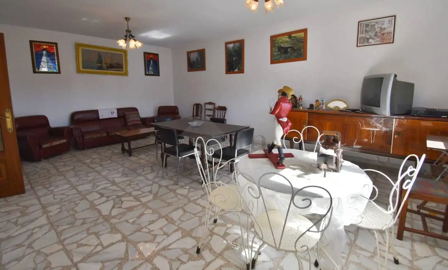 Menjador de Casa o xalet en venda en Villaverde de Íscar amb Calefacció i Jardí privat