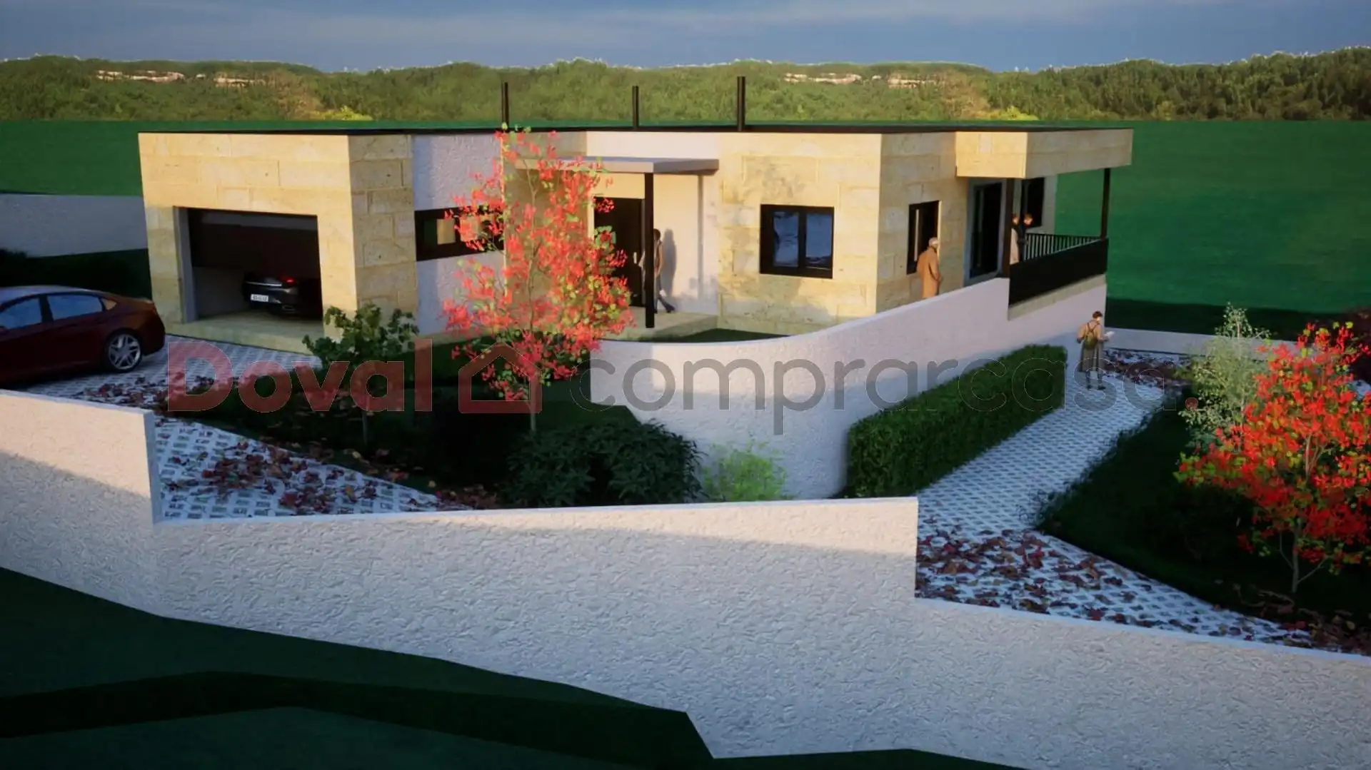 Xalet amb jardí en venda a Tomiño