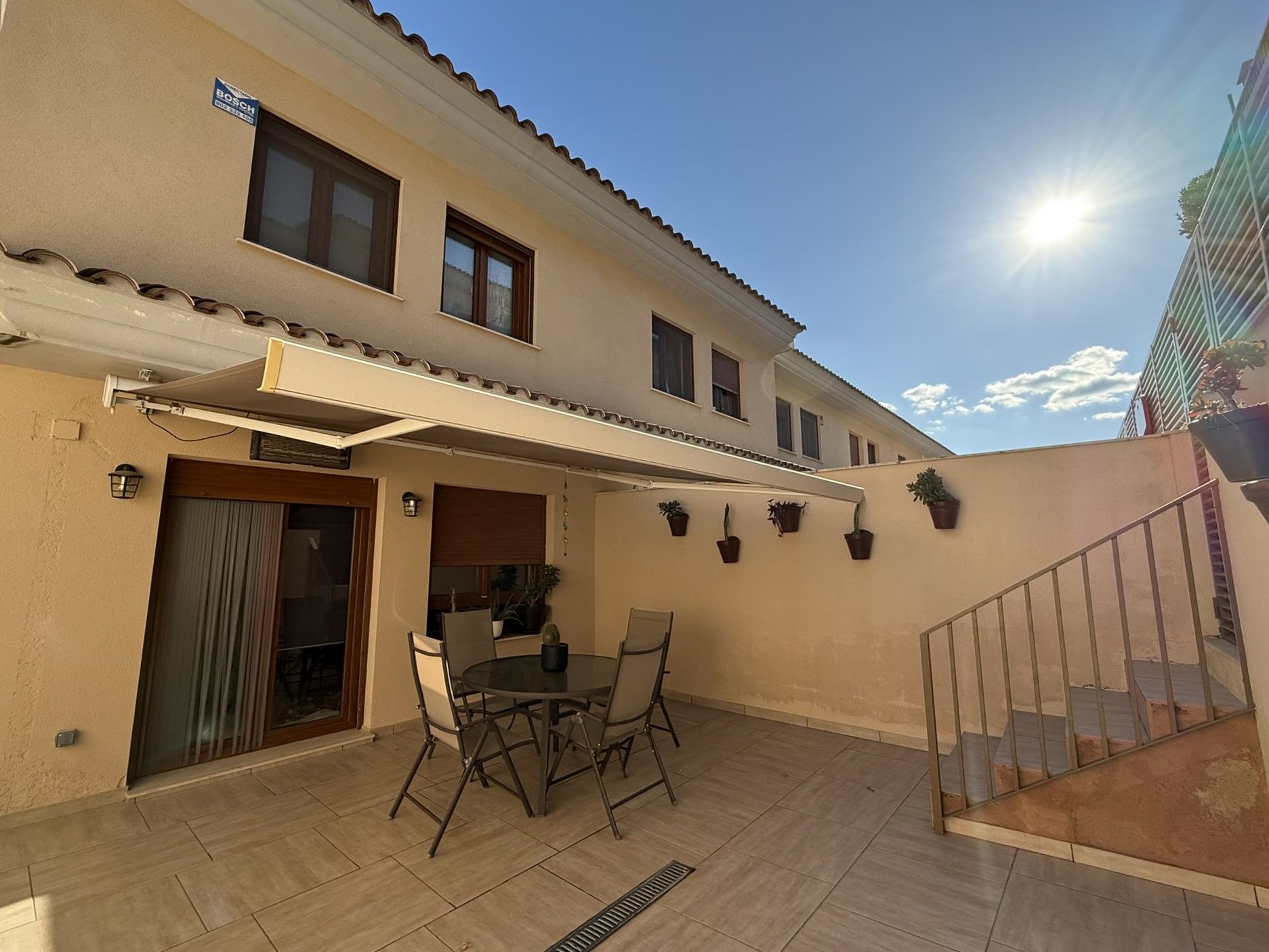 Terrace of Single-family semi-detached for sale in Alcoy / Alcoi  with Heating, Terrace and Storage room