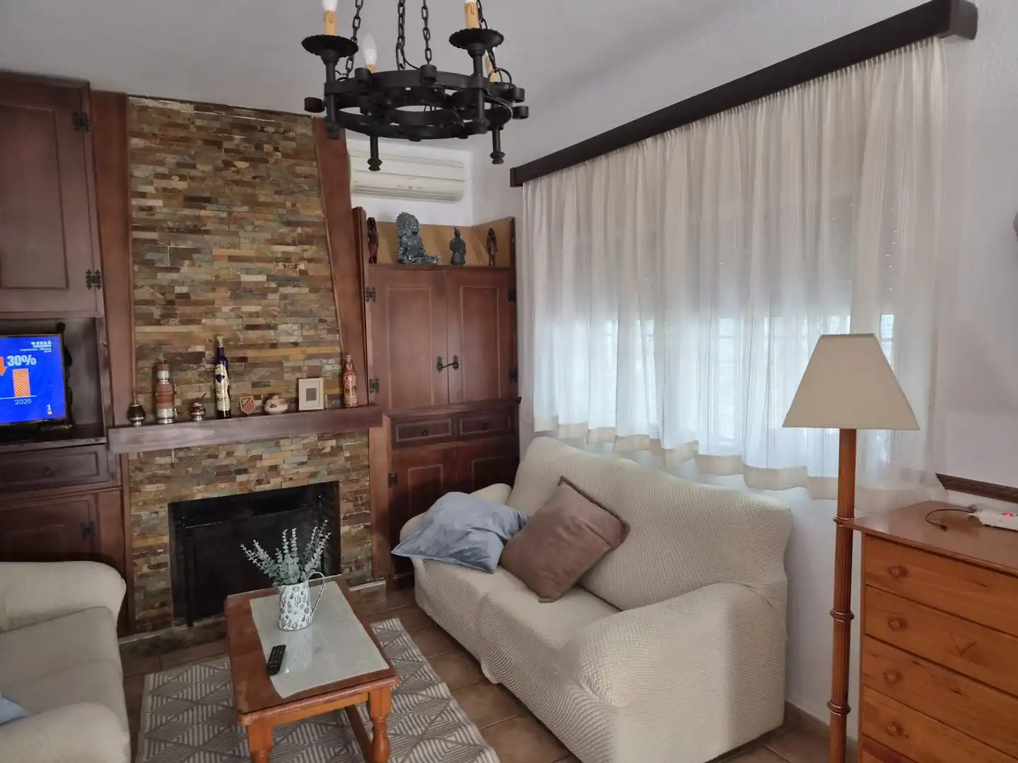 Sala de estar de Casa o chalet en venta en Almendralejo con Aire acondicionado, Calefacción y Jardín privado
