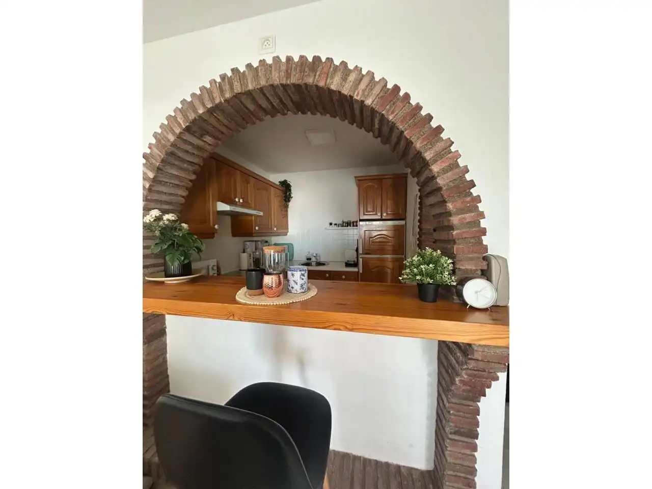 Cocina de Apartamento de alquiler en Benalmádena con Aire acondicionado, Calefacción y Terraza