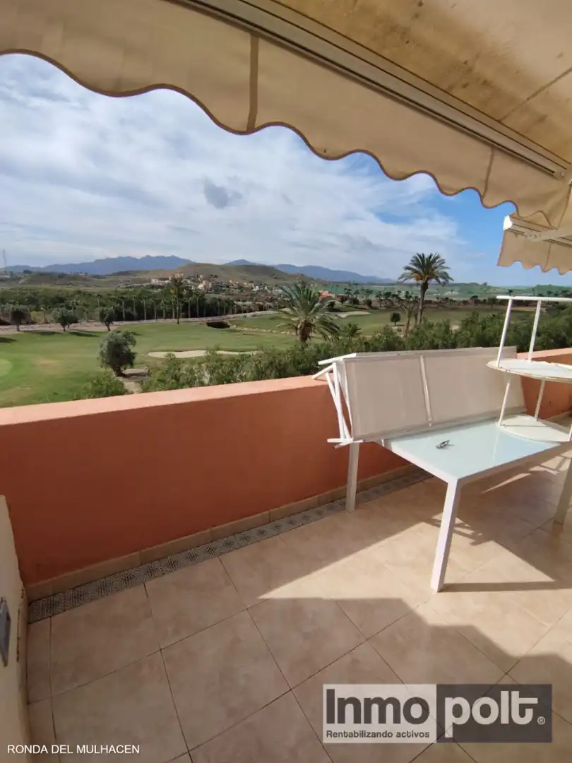 Terrasse von Wohnung zur Miete in Vera mit Klimaanlage, Heizung und Privatgarten