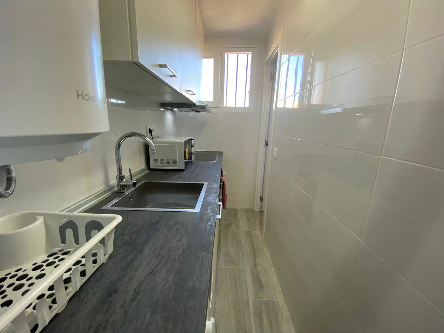 Cocina de Piso de alquiler en Madrid con Calefacción, Amueblado y Horno