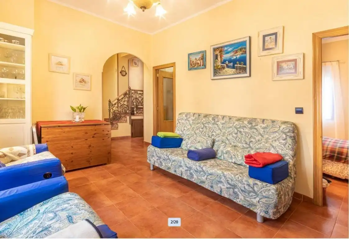 Sala de estar de Casa adosada en venta en Altea