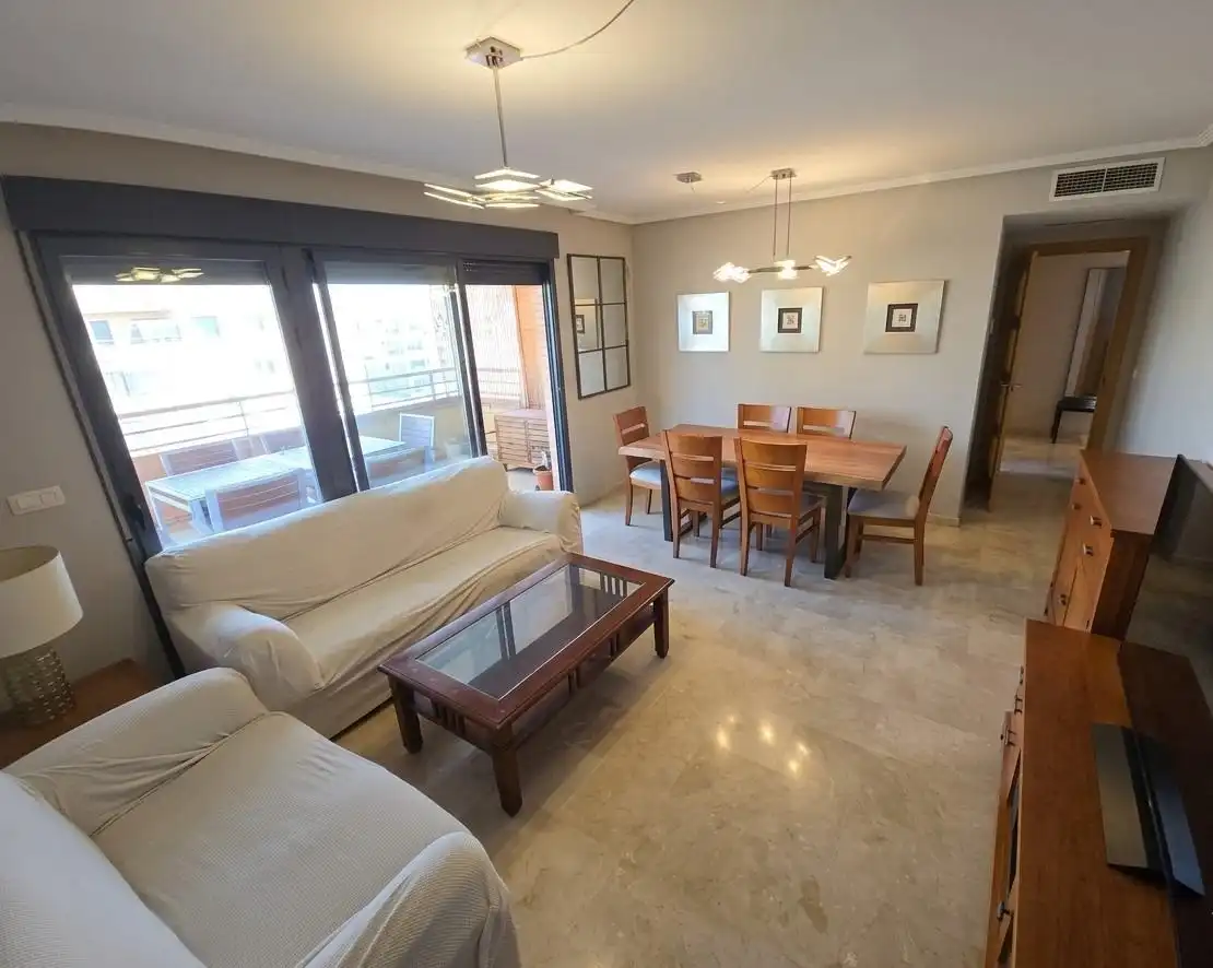Comedor de Piso en venta en Alicante / Alacant con Aire acondicionado, Calefacción y Terraza