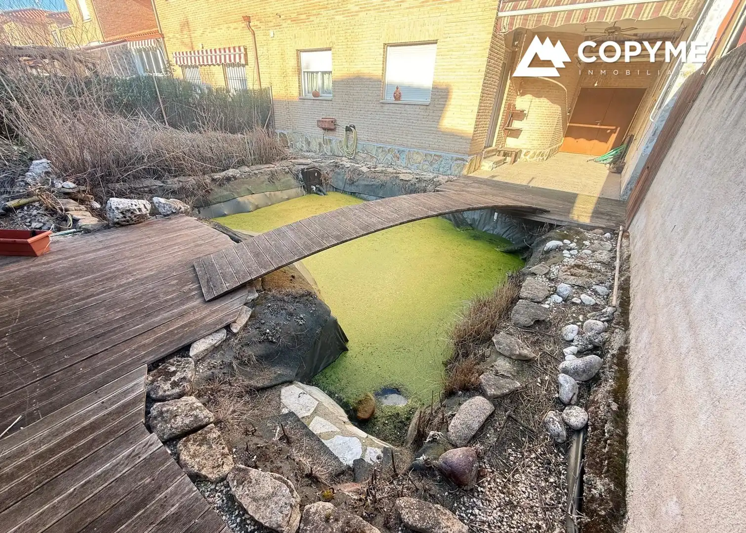 Piscina de Casa adosada en venta en Santa Olalla con Aire acondicionado, Calefacción y Jardín privado