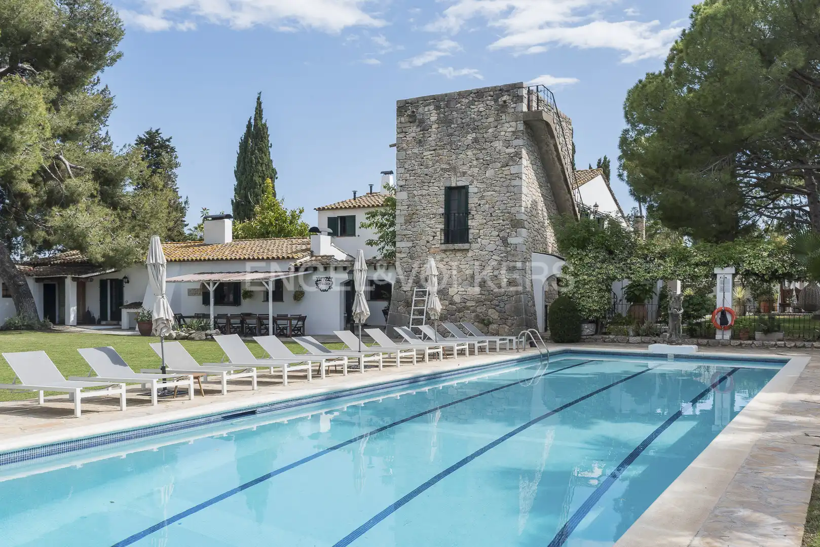 Swimming pool of Buildings for sale in Sant Pere de Ribes