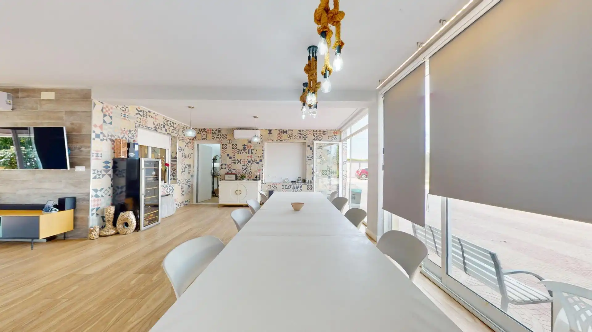 Dining room of Houses for sale in Elche / Elx  with Air Conditioner, Heating and Private garden