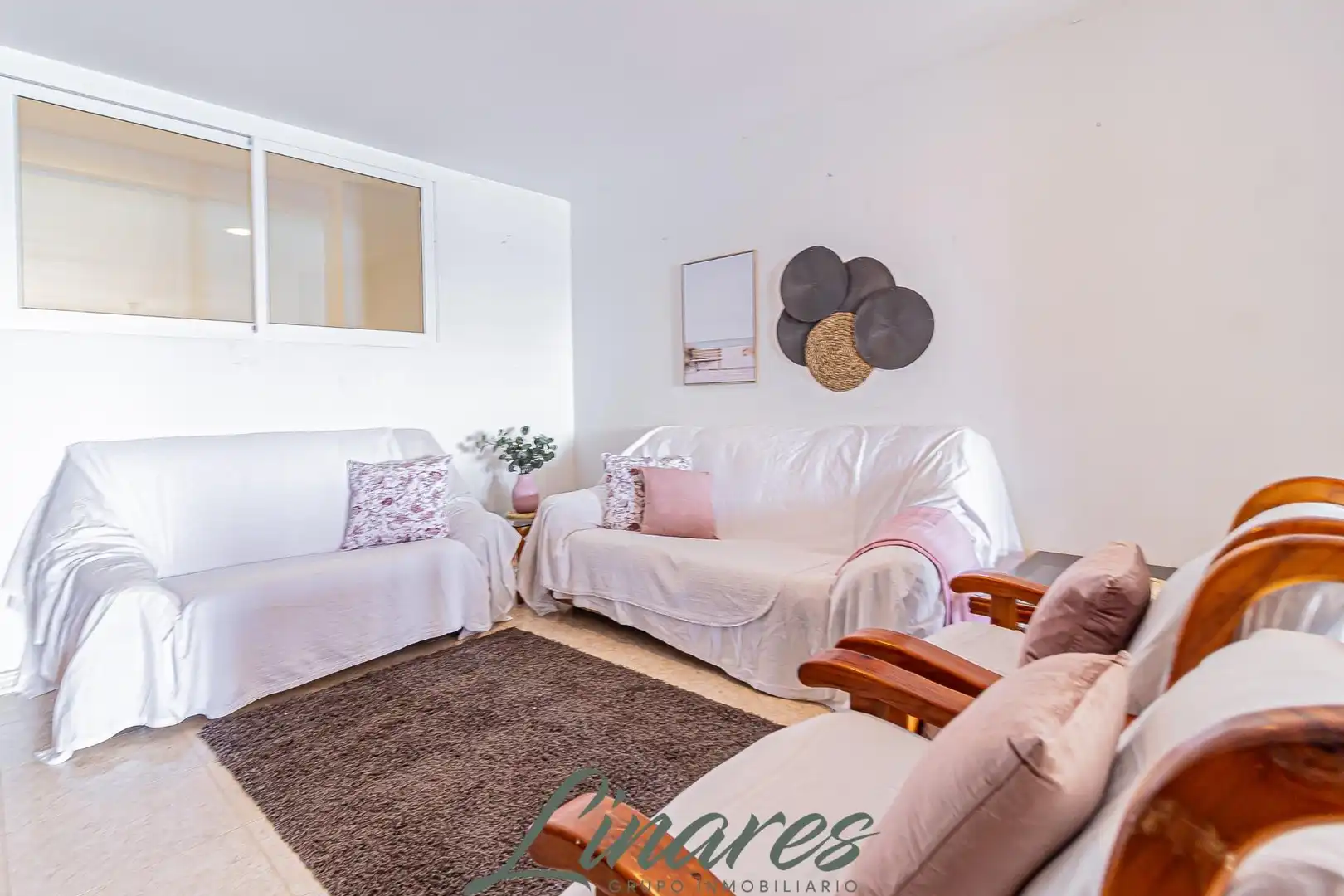 Sala de estar de Casa o chalet en venta en La Manga del Mar Menor con Terraza, Amueblado y Piscina comunitaria