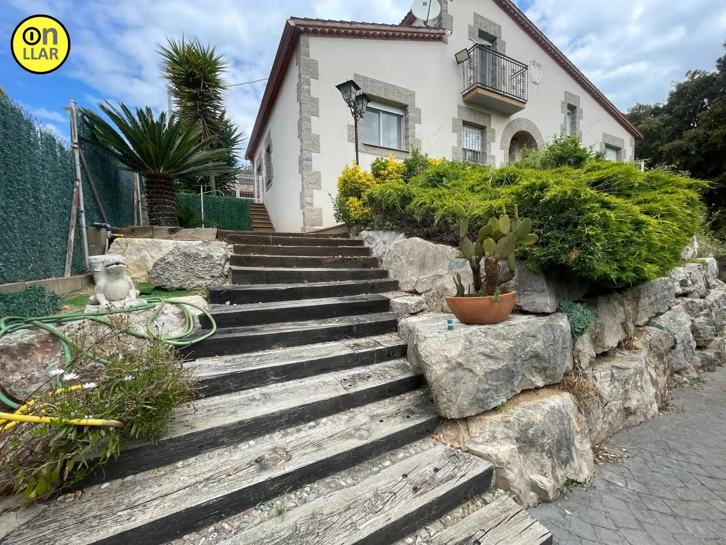 Vista exterior de Casa o chalet en venta en L'Ametlla del Vallès con Calefacción, Jardín privado y Terraza