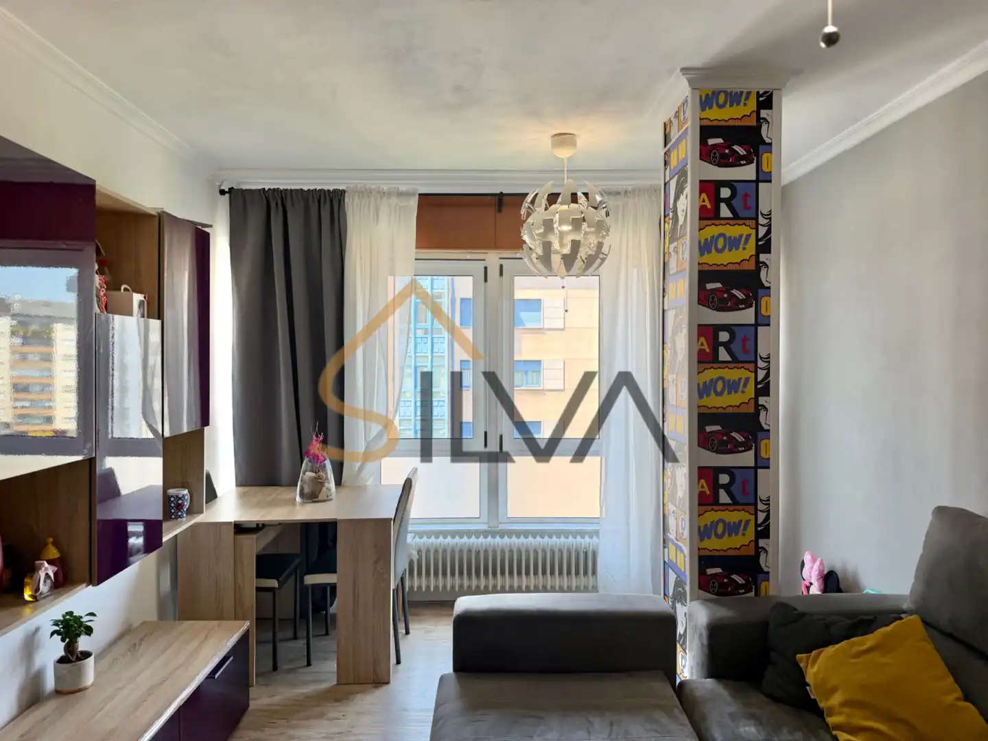 Living room of Flat for sale in Lugo  with Heating, Parquet flooring and Storage room