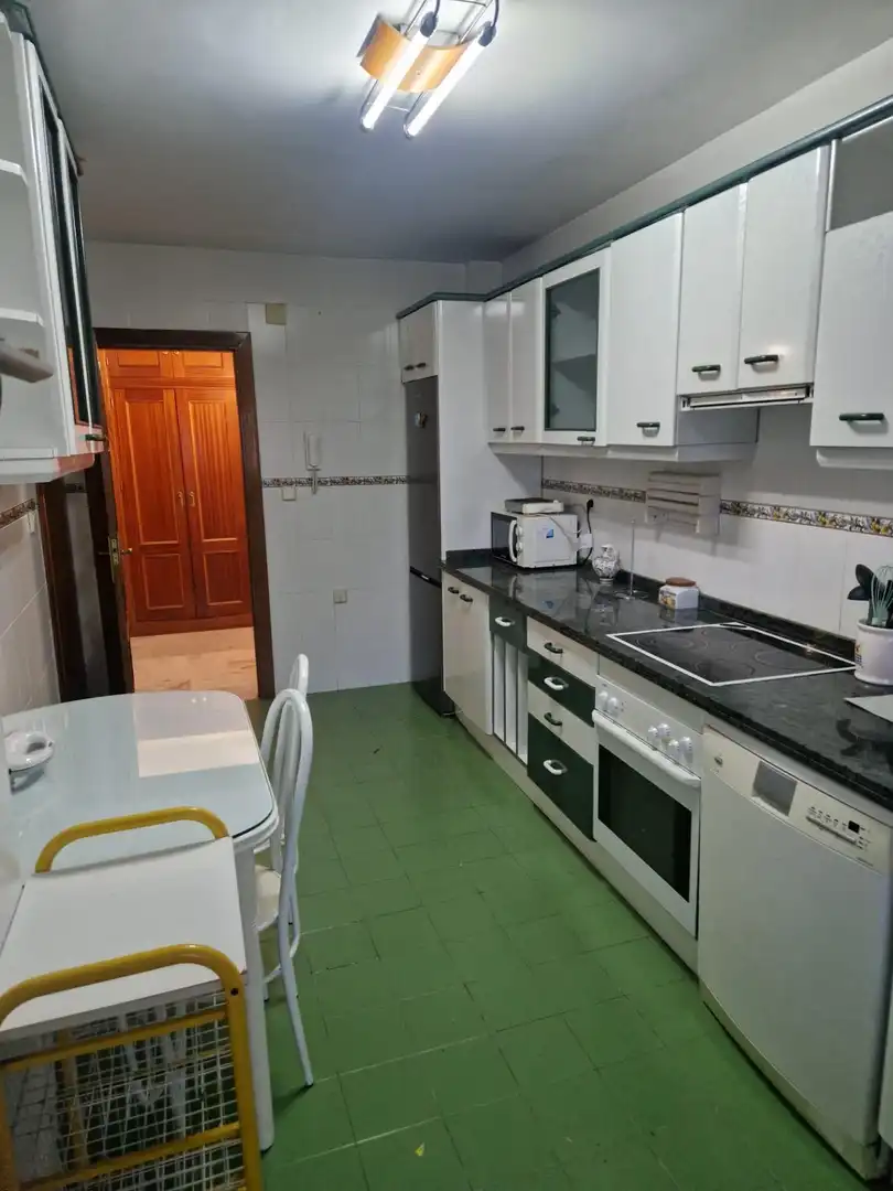 Kitchen of Flat for sale in Málaga  with Private garden, Terrace and Storage room