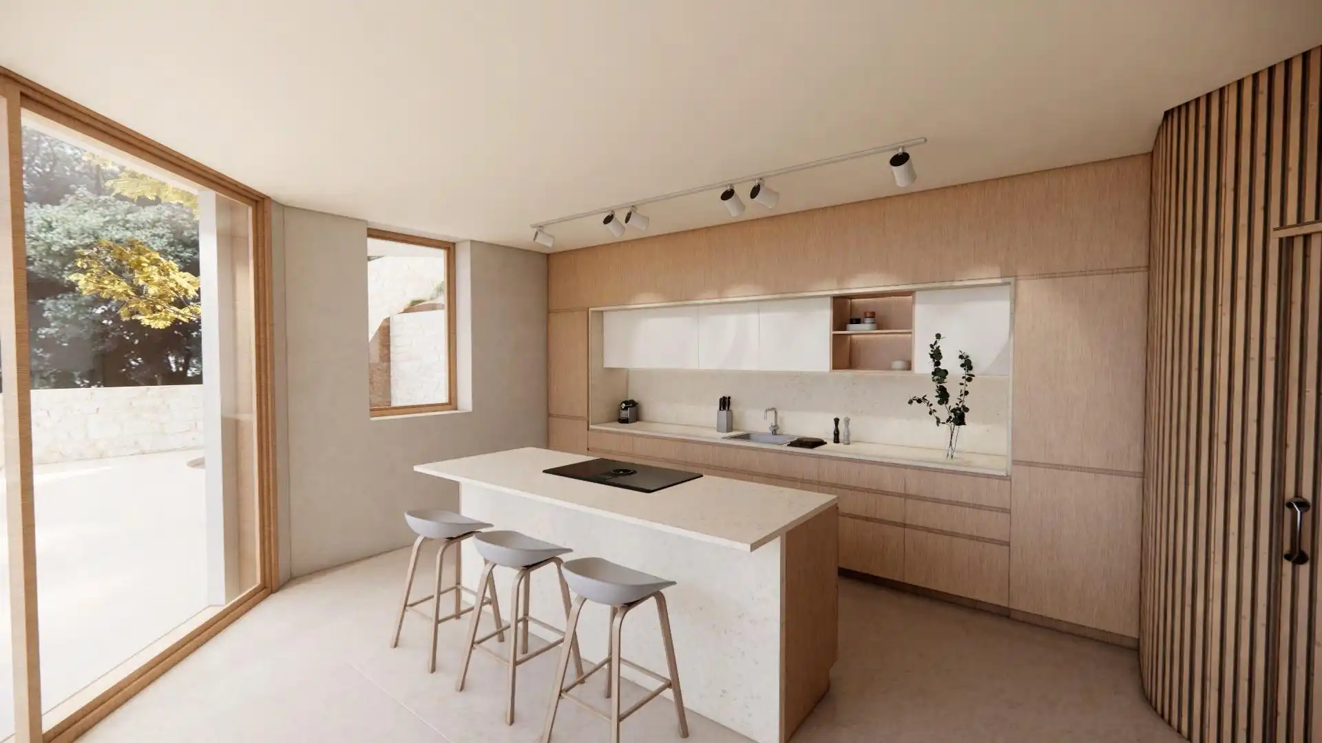 Kitchen of Houses for sale in Vilassar de Mar  with Air Conditioner, Heating and Private garden
