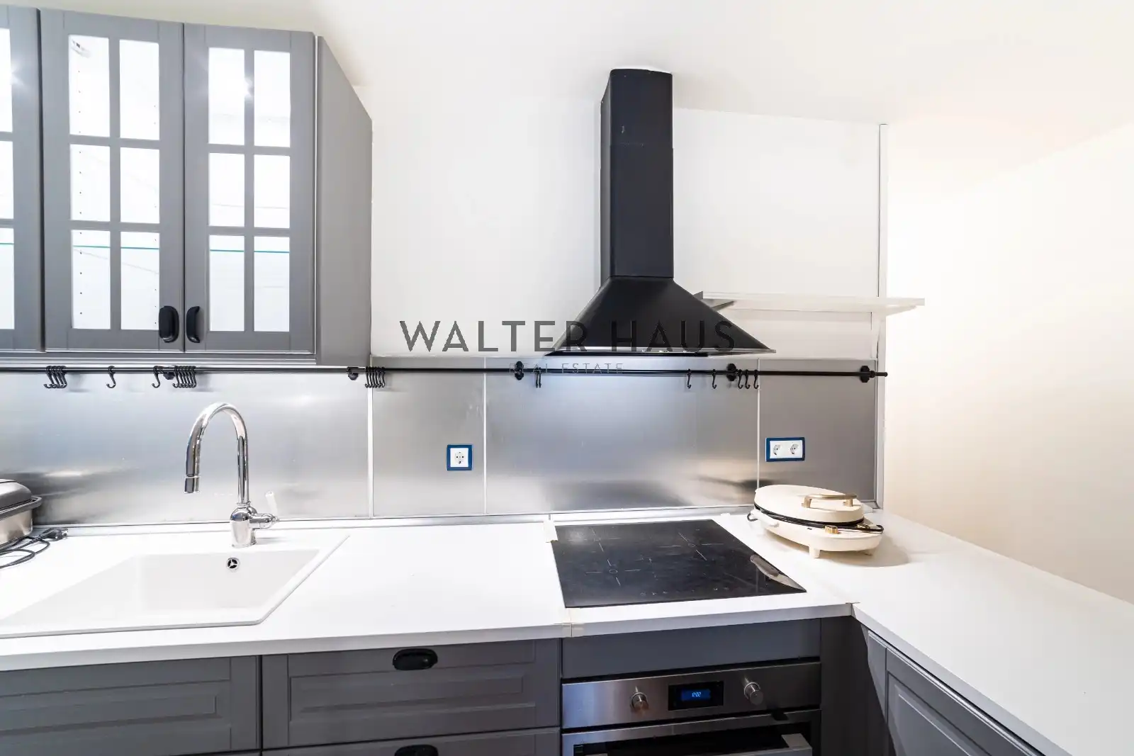 Cocina de Piso de alquiler en Madrid con Aire acondicionado, Calefacción y Horno