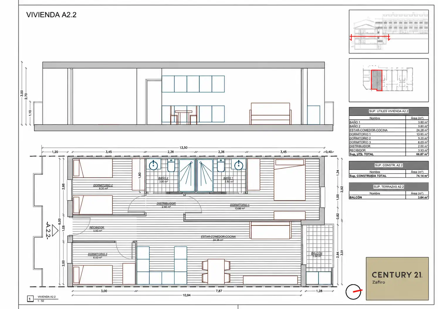 Apartament en venda en La Roca del Vallès amb Aire condicionat, Balcó i Domòtica