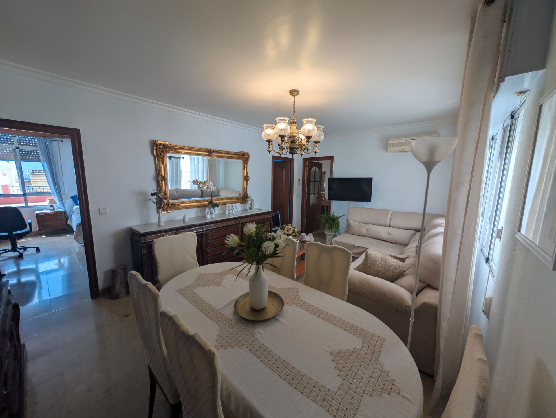 Sala de estar de Piso en venta en Cartagena con Aire acondicionado y Balcón