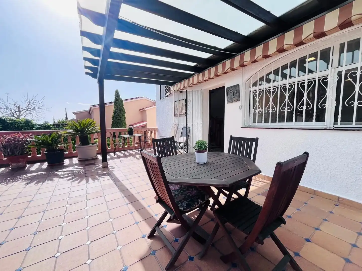 Terrace of Houses for sale in Sant Pere de Ribes  with Air Conditioner, Heating and Swimming Pool