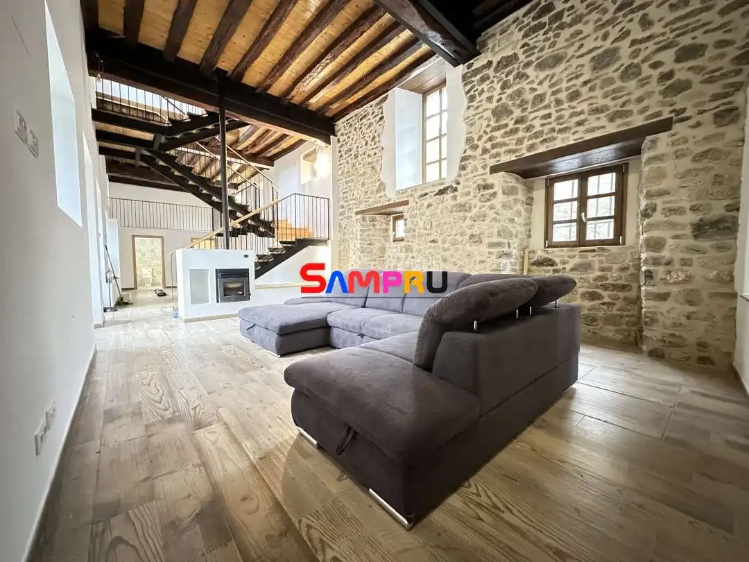 Sala d'estar de Casa o xalet en venda en Leintz-Gatzaga
