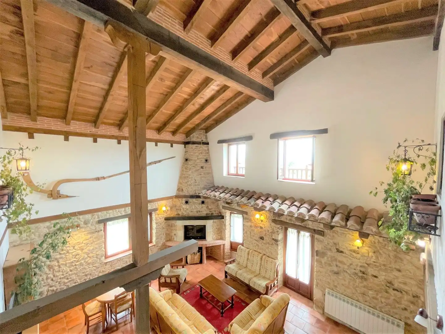 Wohnzimmer von Country house zum Verkauf in Villarcayo de Merindad de Castilla la Vieja mit Terrasse, Möbliert und Balkon