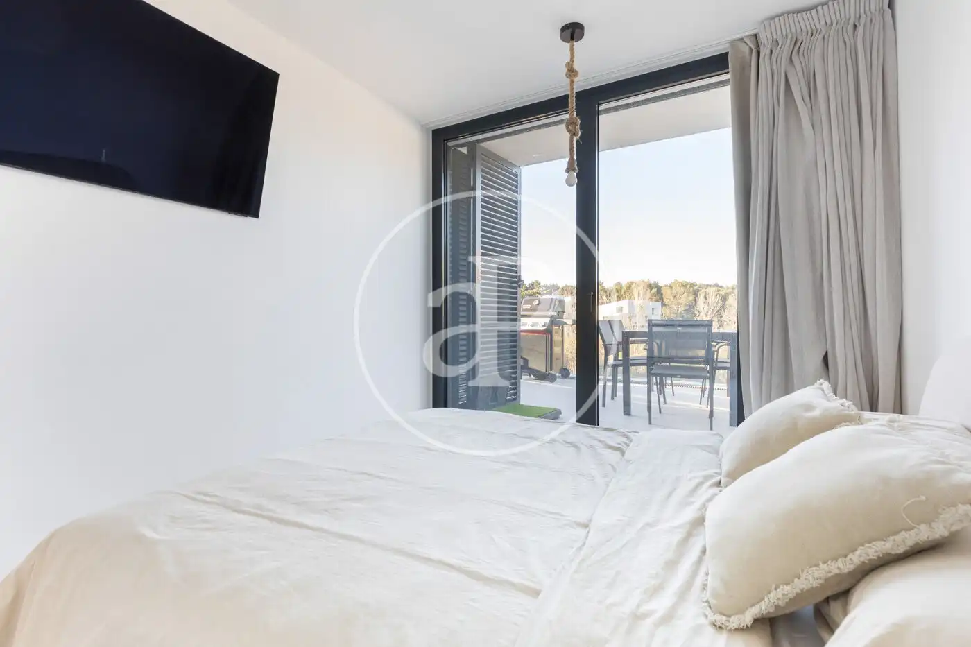 Terrace of Flat for rent in Cerdanyola del Vallès  with Air Conditioner, Heating and Terrace