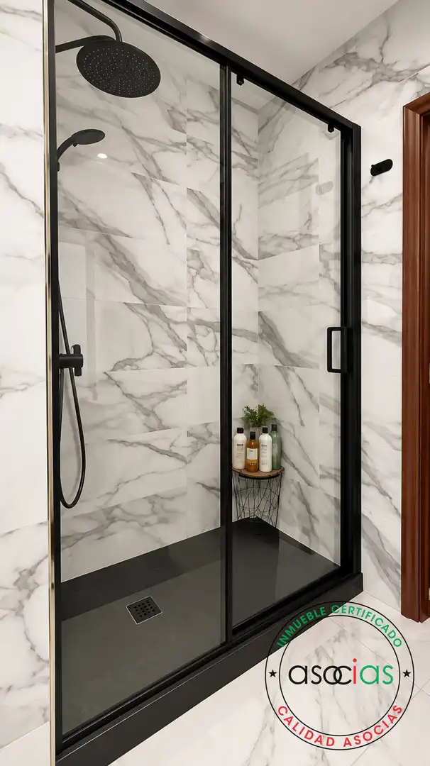 Bathroom of Flat for sale in La Felguera