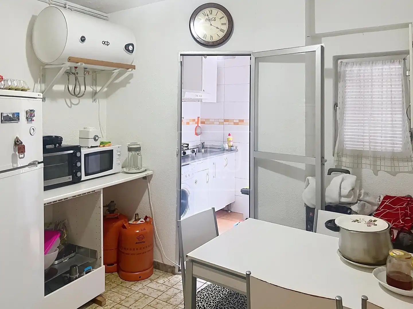 Kitchen of Flat for sale in Madrid  with Heating and Balcony