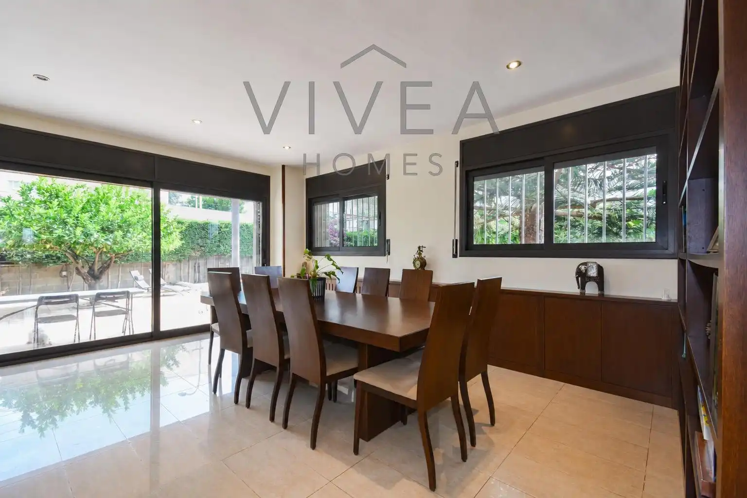 Comedor de Casa o chalet en venta en Sabadell con Aire acondicionado, Calefacción y Jardín privado