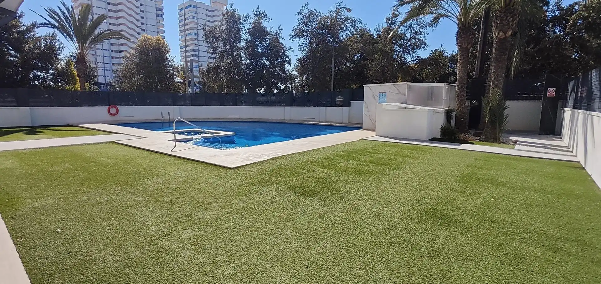 Swimming pool of Apartments for sale in Alicante / Alacant  with Air Conditioner, Private garden and Storage room