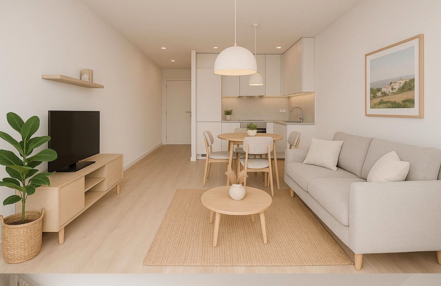 Living room of Planta baja for sale in Alcorcón  with Air Conditioner and Heating