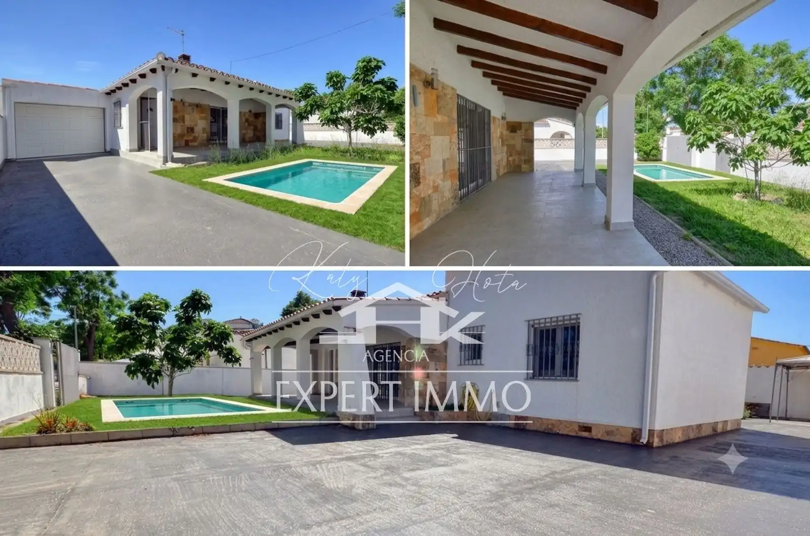 Vista exterior de Casa o chalet en venta en Empuriabrava con Calefacción, Jardín privado y Terraza