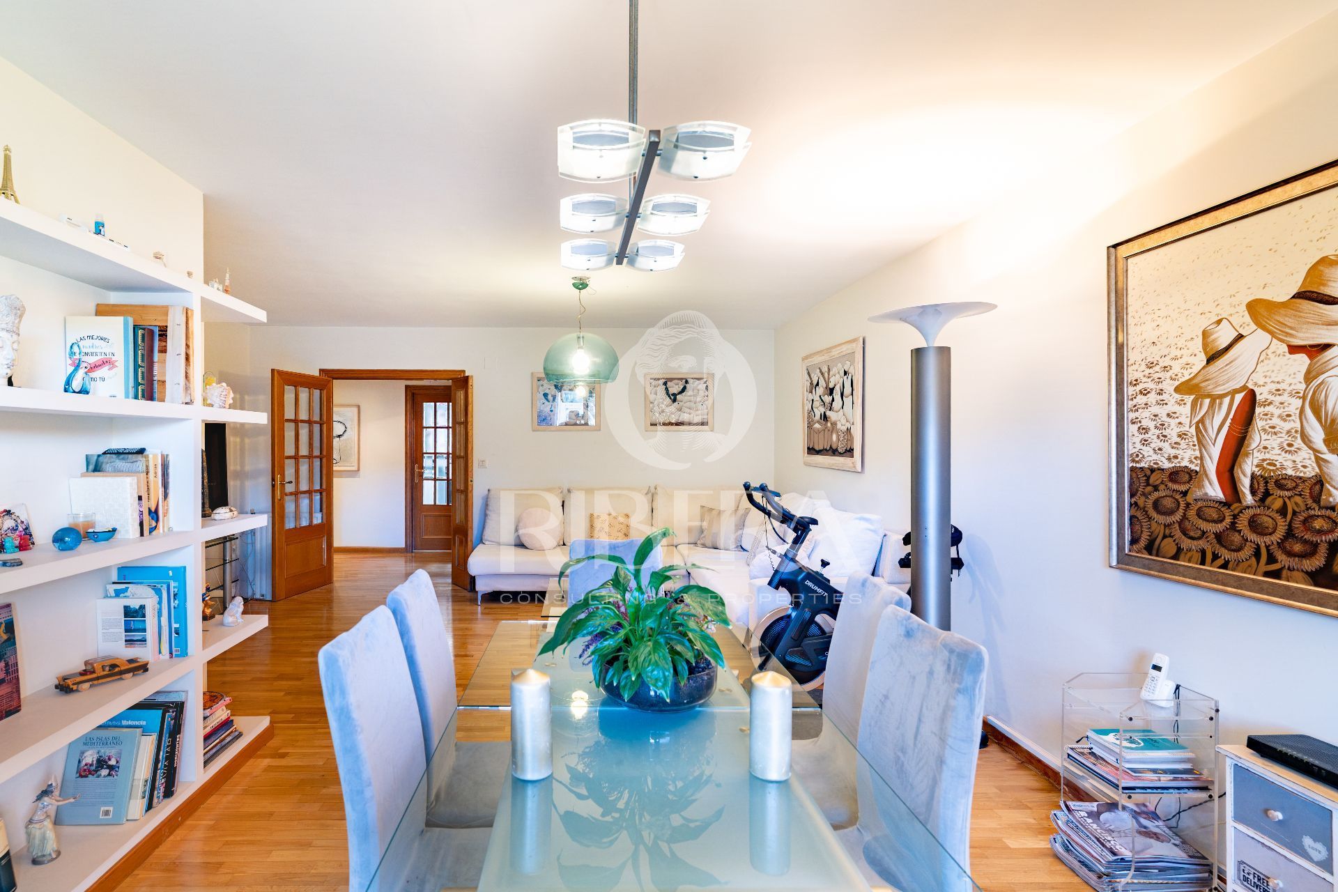 Menjador de Pis en venda en  Valencia Capital amb Aire condicionat, Calefacció i Terrassa