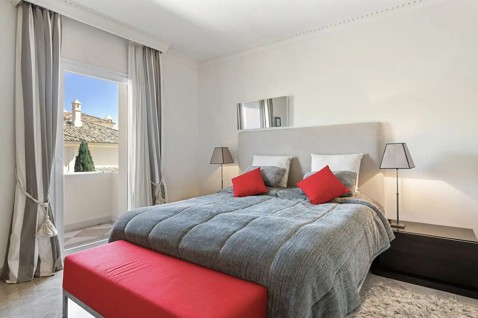 Bedroom of Attic for sale in Marbella  with Air Conditioner, Terrace and Storage room