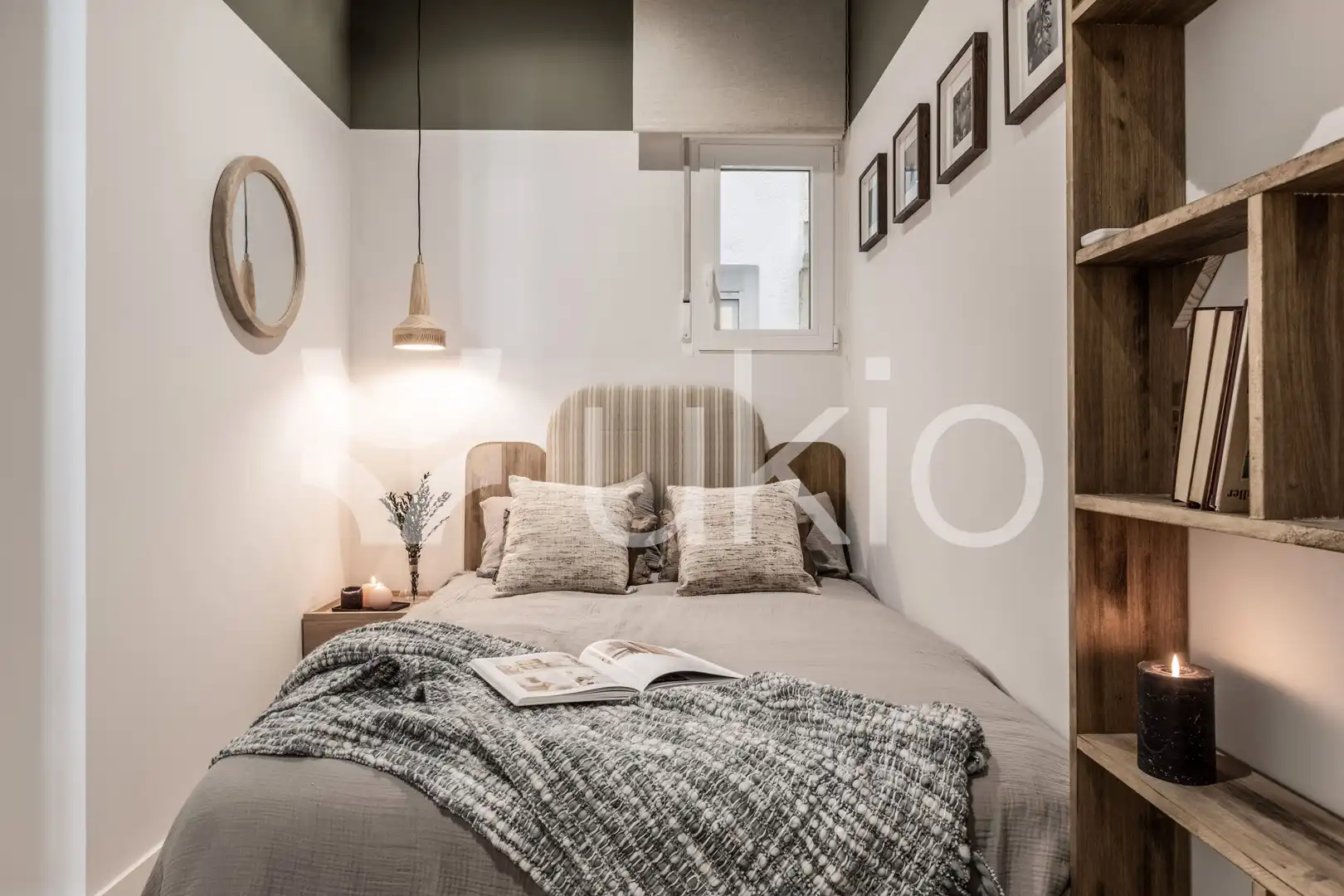Habitación de Apartamento de alquiler en Madrid con Aire acondicionado, Calefacción y Amueblado